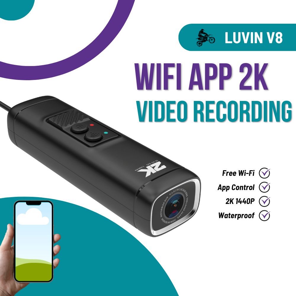 Tech Accessories Box - Freedconn Motorcycle Camera Dvr 1440P Video