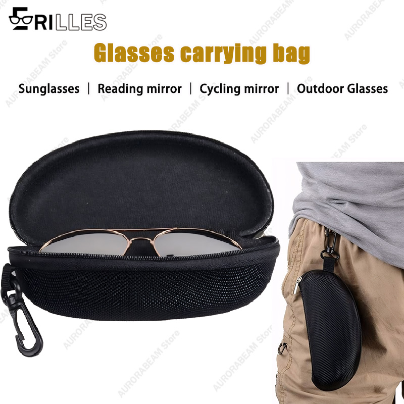 Tech Accessories Box - Portable Sunglasses Travel Case, Shockproof EVA