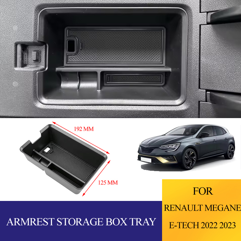 Tech Accessories Box - ABS Car Armrest Storage Box Tray