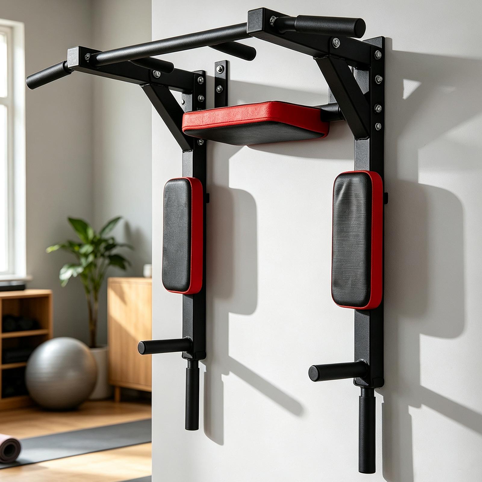 Tech Accessories - Wall-Mounted Pull-up Bar Fitness Horizontal Bar
