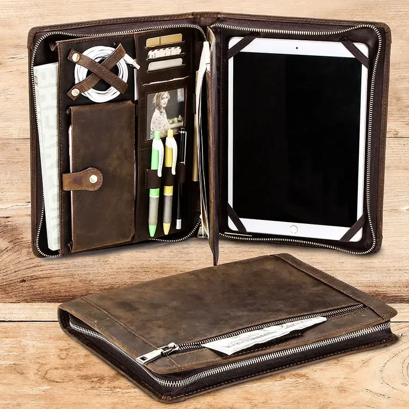 Leather Tablet Storage Bag for - Tech Accessories For A Tablet 评论和价格