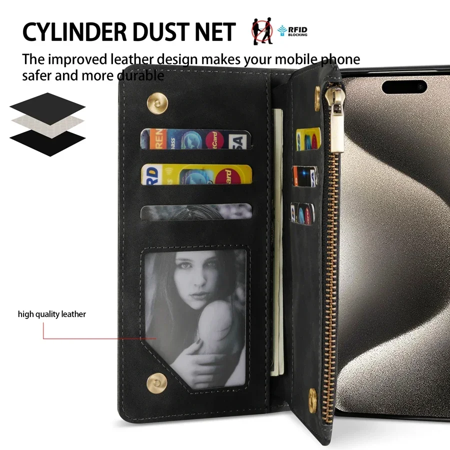 Wallet Multi-card Zipper Kicks - Tech Accessories Iphone 评论和价格