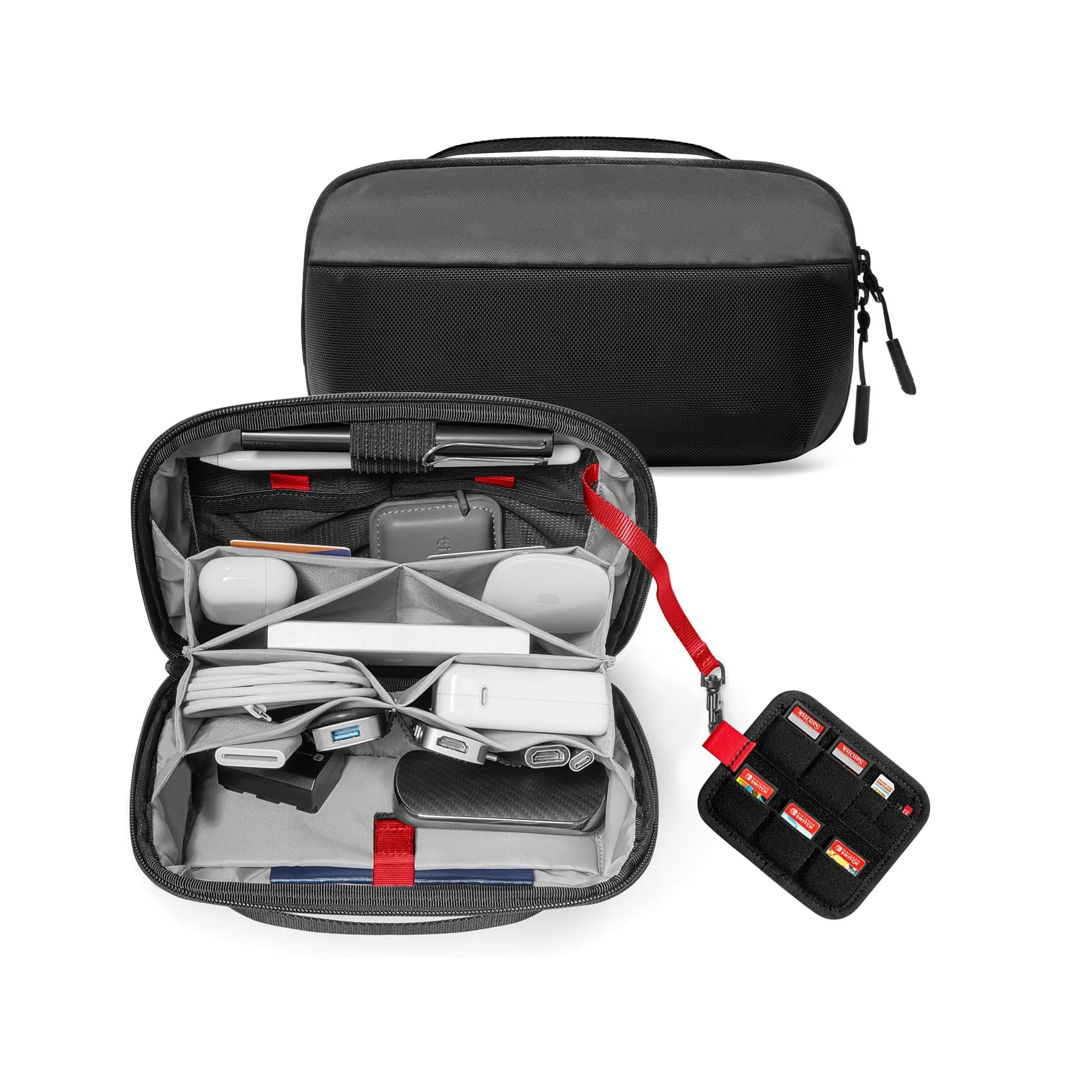 Travel Tech Organizer Pouch, W - Tech Accessories Box 评论和价格