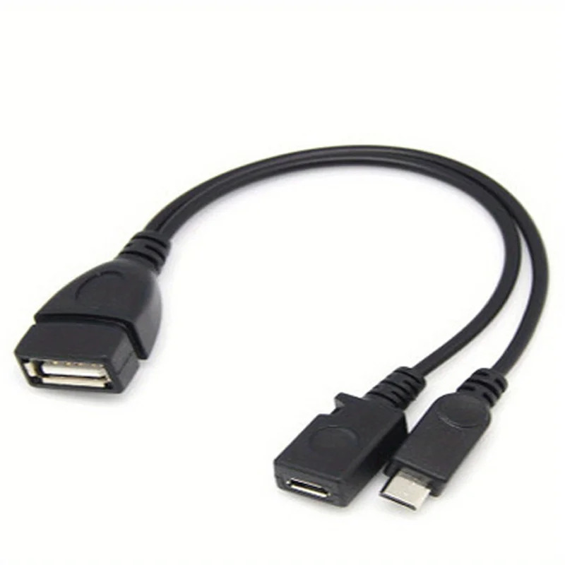 2-in-1 OTG USB to Micro USB Sp - Tech Accessories For A Tablet 评论和价格