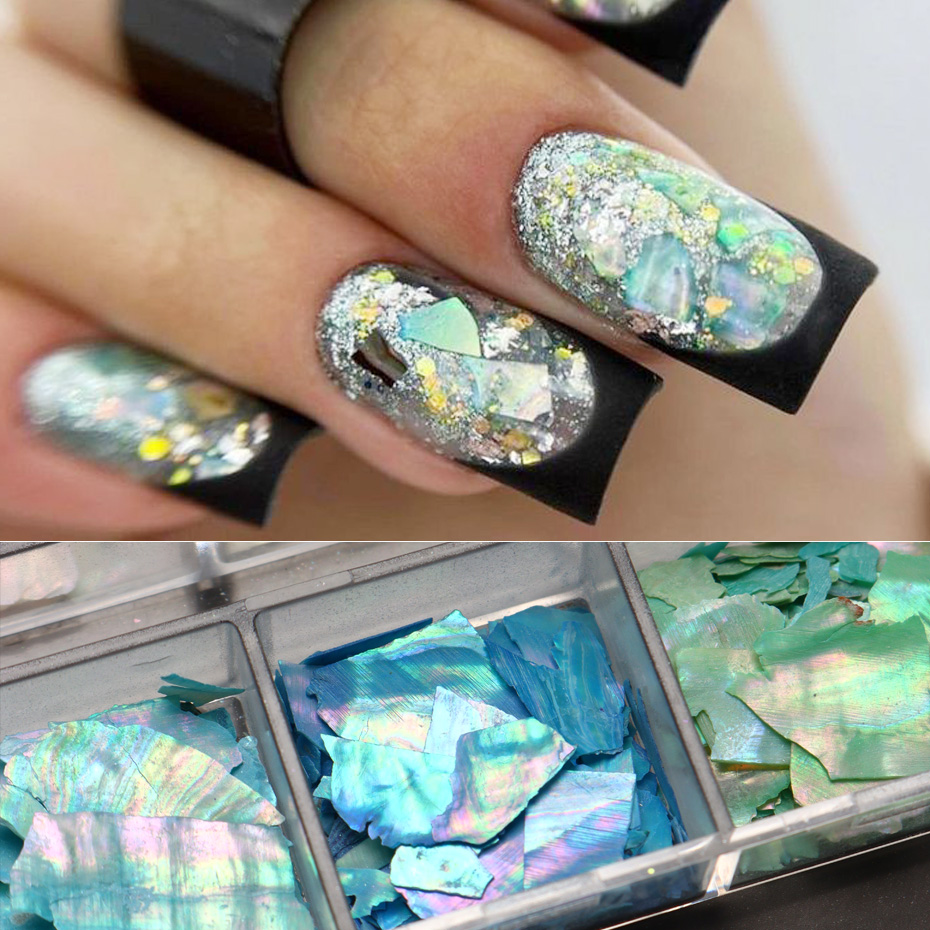 12 Grid Glitter Abalone Shell  - Tech Accessories Box 评论和价格