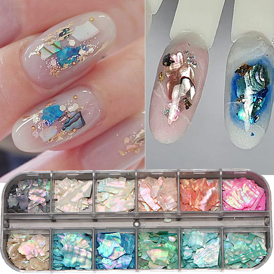 12 Grid Glitter Abalone Shell  - Tech Accessories Box 评论和价格