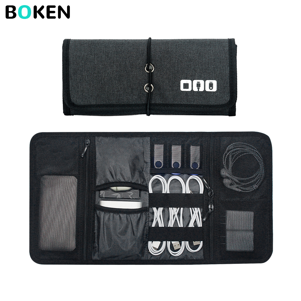 Tech Organizer Bag Cable Stora - Tech Accessories Case 评论和价格