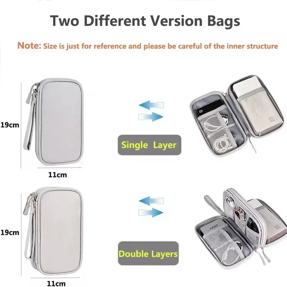 Travel Cable Bag Portable Digi - Tech Accessories Case 评论和价格