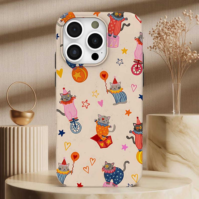 Circus Cat IPhone Case Kitten  - Tech Accessories Iphone 评论和价格
