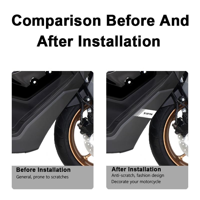 POSFIRA Motorcycle Fairing Sti - Nmax Tech Max Accessories 评论和价格